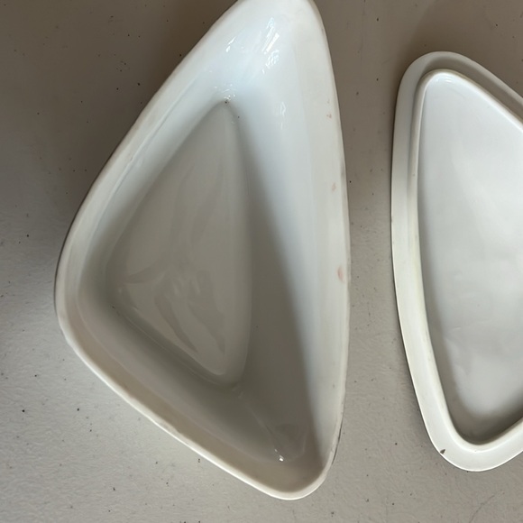 Hand painted vintage trinket box. Or candy holder. Mcm ucogco lidded candy dish - Picture 6 of 7